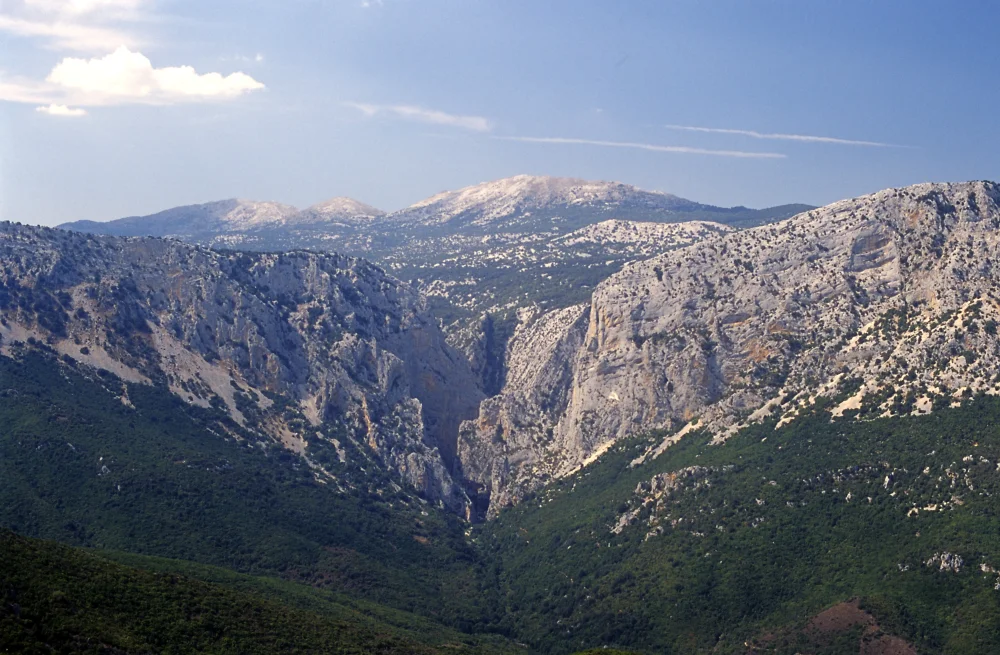 Parois vertigineuses de la Gola di Gorropu, grand canyon de Sardaigne dans le Supramonte