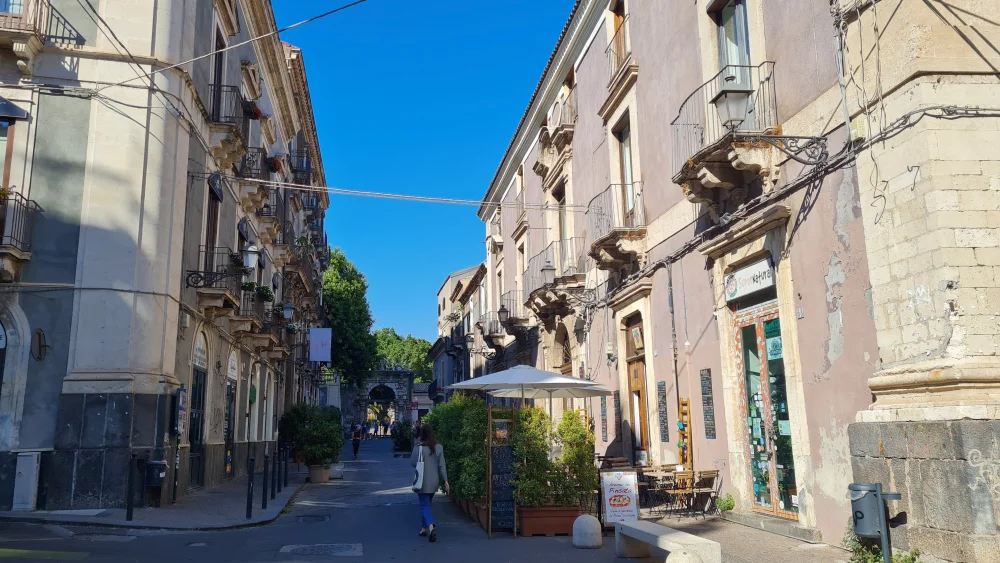 La Via Crociferi et ses églises baroques alignées, Catane, Sicile orientale