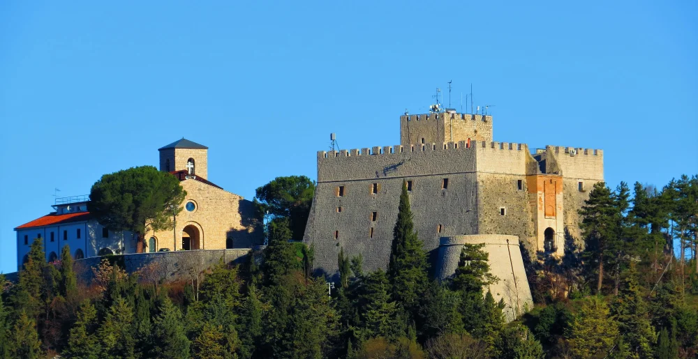 Castello Monforte perché au-dessus de Campobasso, Molise