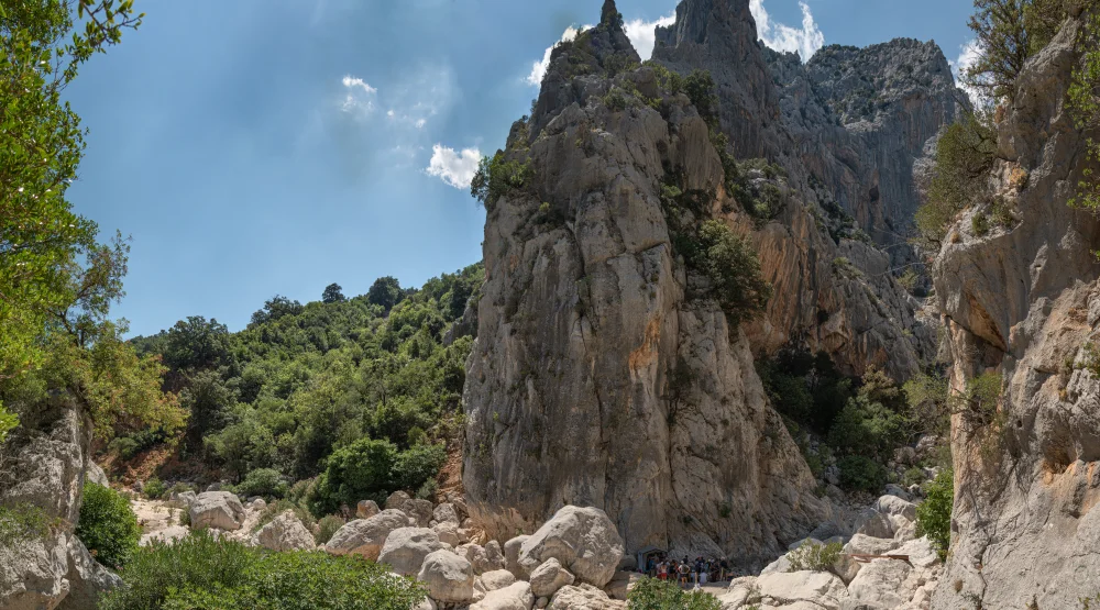 Entrée du canyon de Gorropu entre Urzulei et Dorgali, Sardaigne