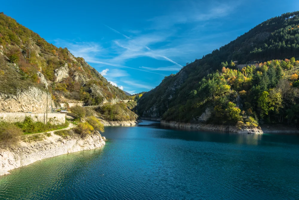 Gorges calcaires de la Riserva Naturale Gole del Sagittario, Abruzzes
