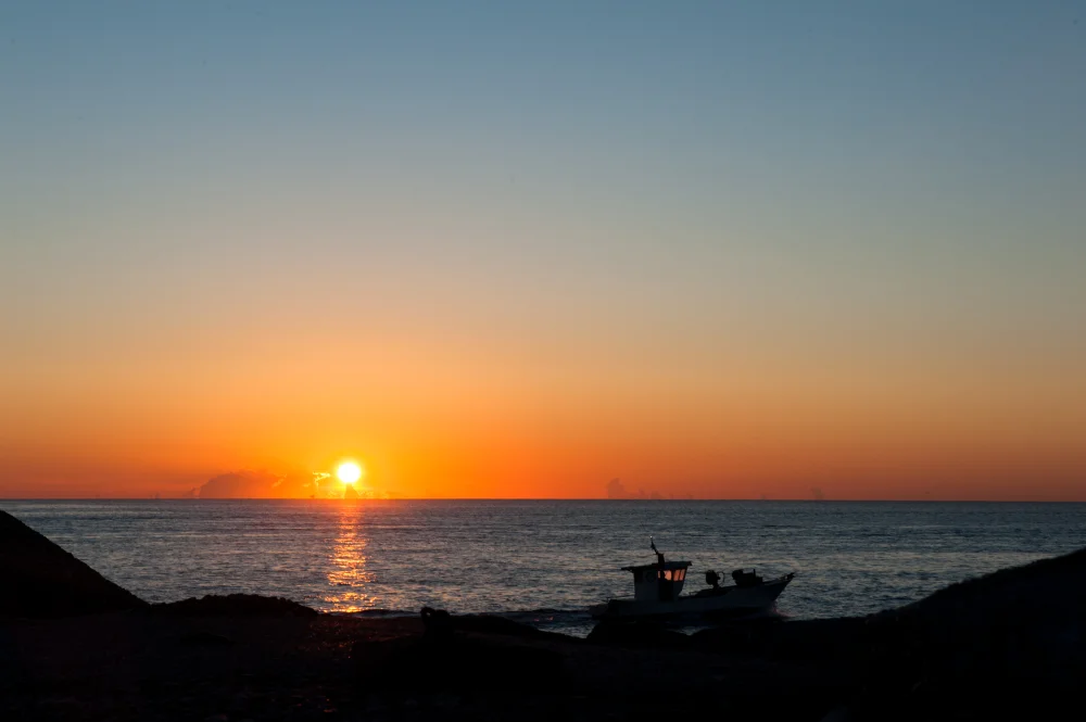Côte des Abruzzes vue depuis les collines, Costa dei Trabocchi