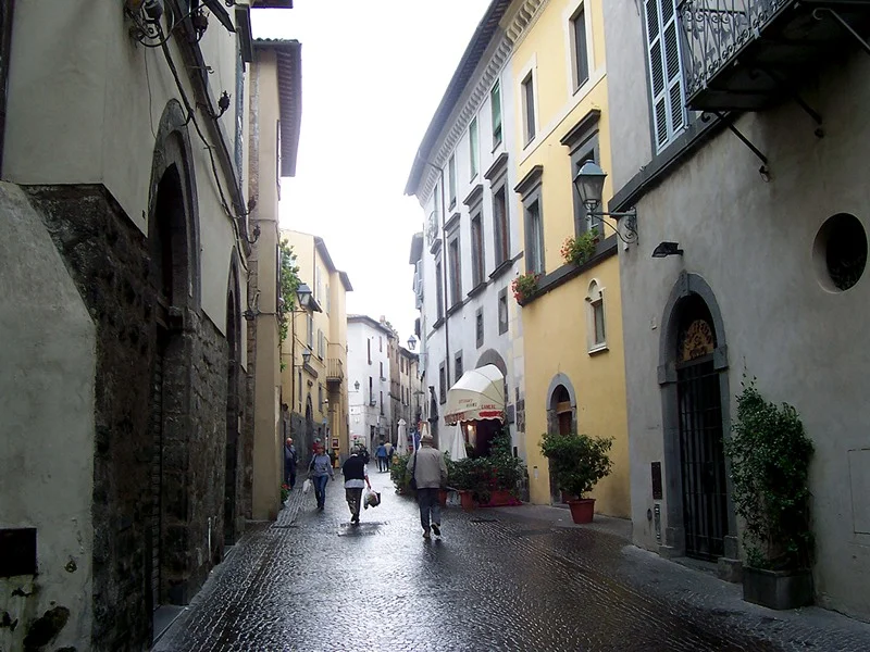 Corso Cavour, artère principale du centre historique d'Orvieto