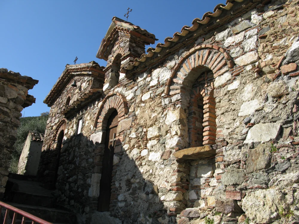 Église orthodoxe Panaghia della Grecia à Gallicianò, Aspromonte, Calabre