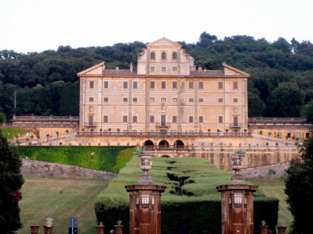 Villa Aldobrandini et le Théâtre des Eaux au-dessus de Frascati, Latium