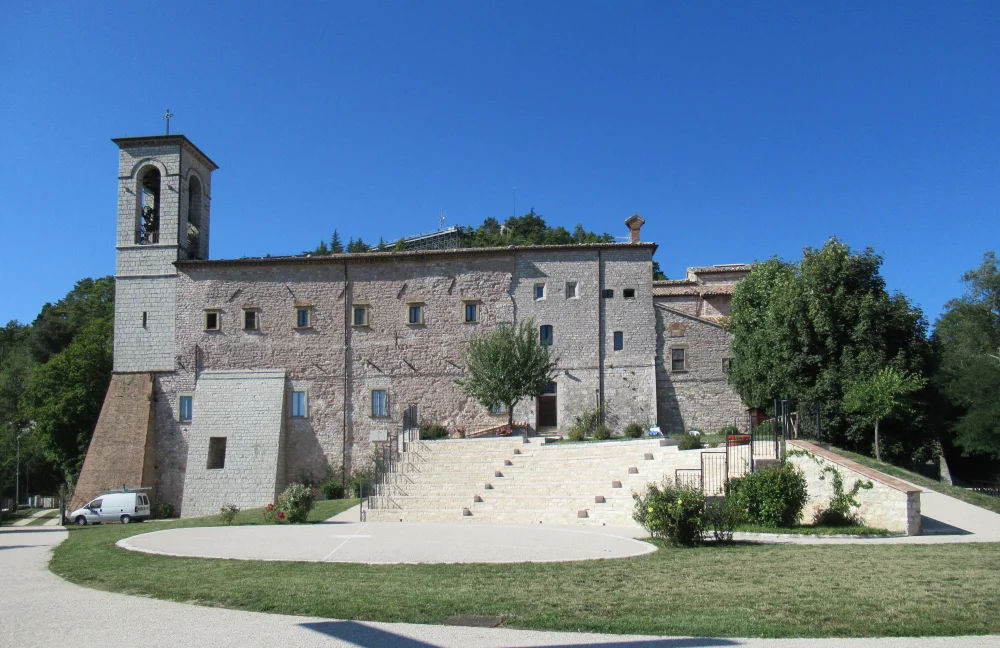 Basilique de Sant'Ubaldo au sommet du Mont Ingino, Gubbio
