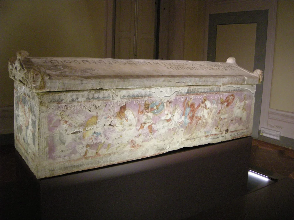 Les sarcophages du Palazzo Vitelleschi