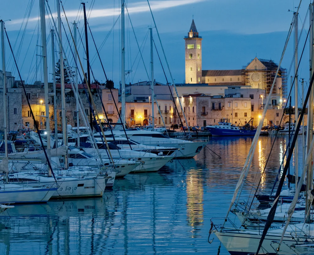 Vue de Trani, dans les Pouilles