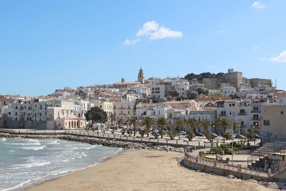 Vue de Vieste, dans les Pouilles
