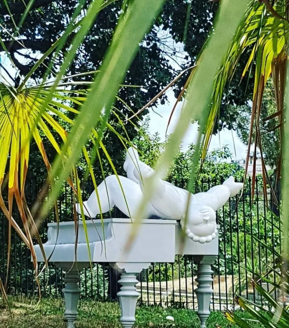 Sculpture dans le parc de Villa Torlonia à Frascati