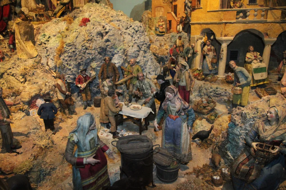 Boutique de figurines de crèche napolitaine, Naples