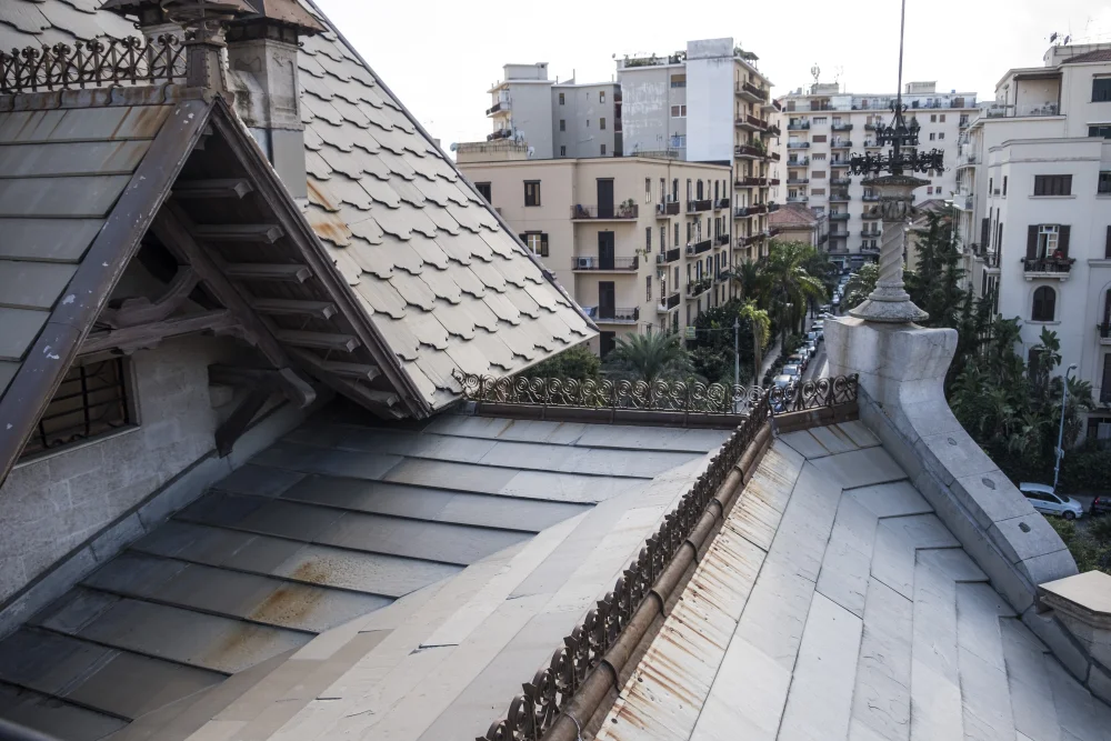 Villino Florio, villa de style Liberty à Palerme en octobre, seconde photographie